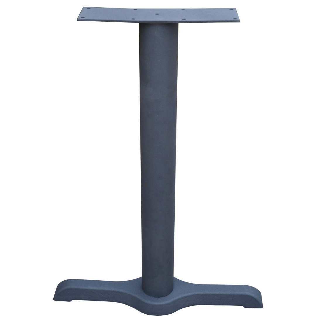 5" x 22" Cast Iron Dining Height End Table Base - ADA Compliant JI Bases