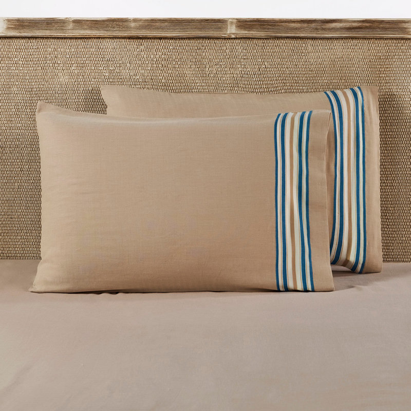 Taie d'oreiller 100% coton Bluebell