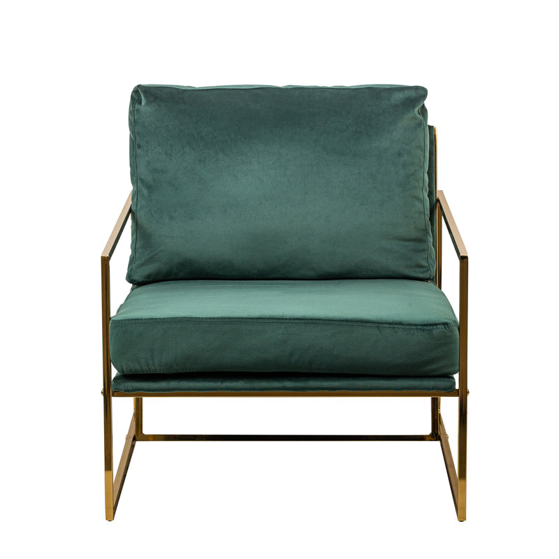 Méridienne Velda, Velours vert