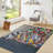 Non-Woven Thin Type Printed Rug with Intricate Floral Design Perfect for Adding a Touch of Elegance to Your Living Space-1568968869