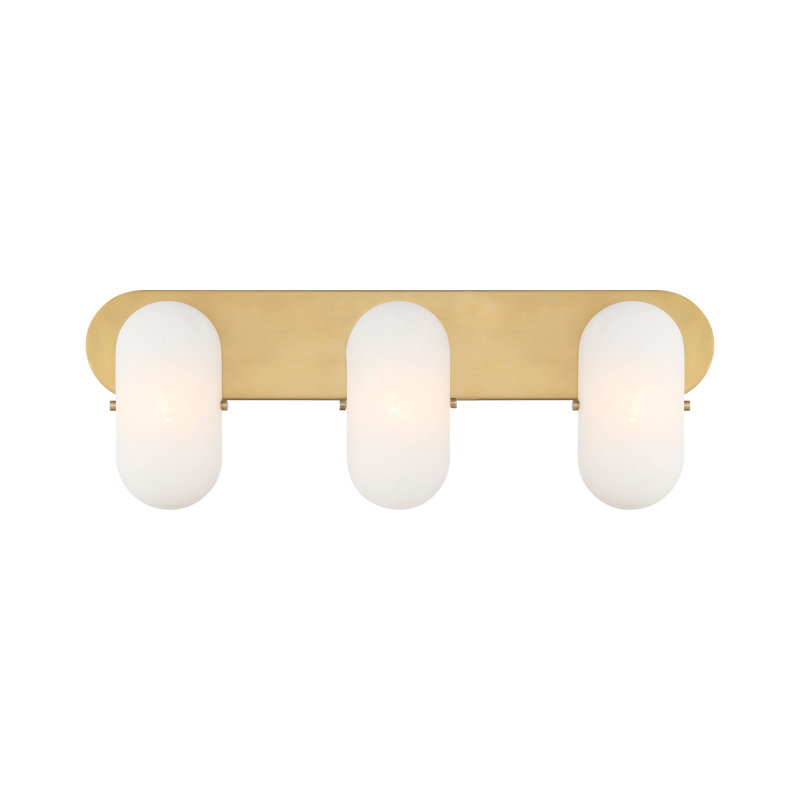 Coiffeuse Heathcote, 180 W, Trois lumières, H 8,5 po x l 24 po x P 3,5 po