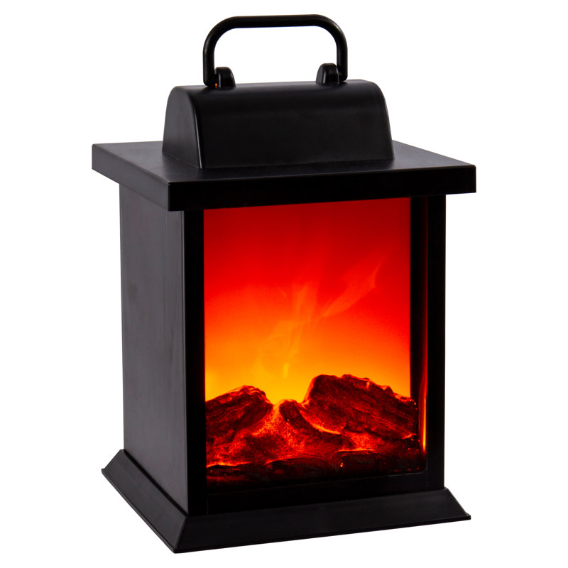 LED Flame Lantern with Handle