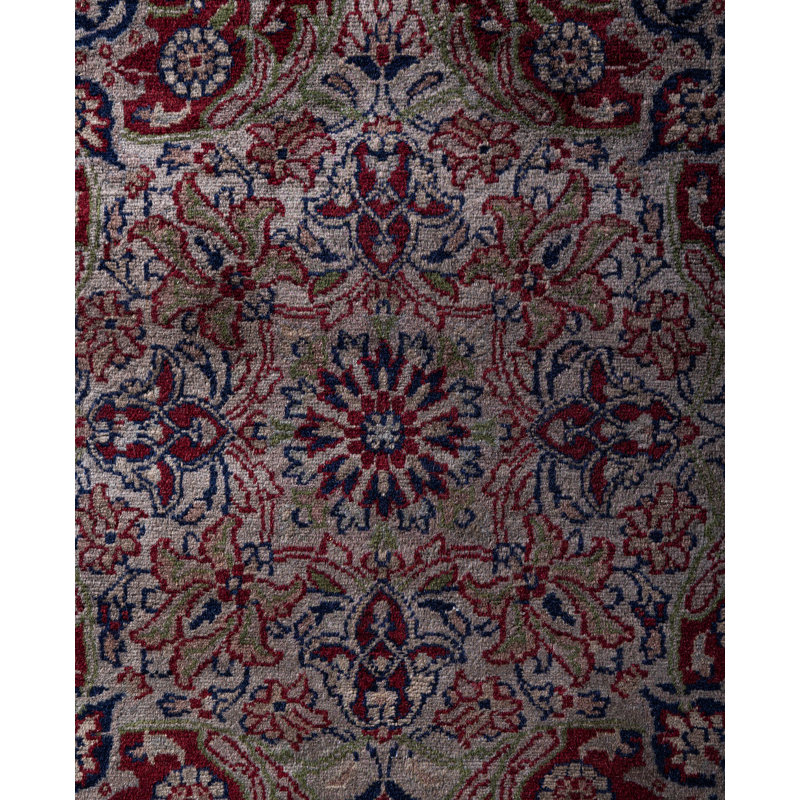 Overdyed Hand-Knotted Wool Modern-Contemporary Gray Area Rug 8' 3" x 8' 4"