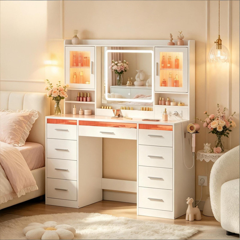 110 cm W Chest of 9 Drawers