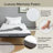 Folding Bed With Mattress, Sportable Foldable Bed With Storage Cover, Srollaway Bed For Adults With Memory Foam Mattress And Metal Frame, Scot Size Guest Bed On Wheels-256393593