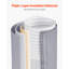 Air Conditioner Hose Cover Wrap Universal Portable AC Hose Insulation Sleeve