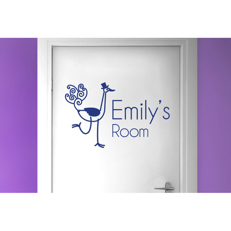 Animals Wall Decal, Dark Blue