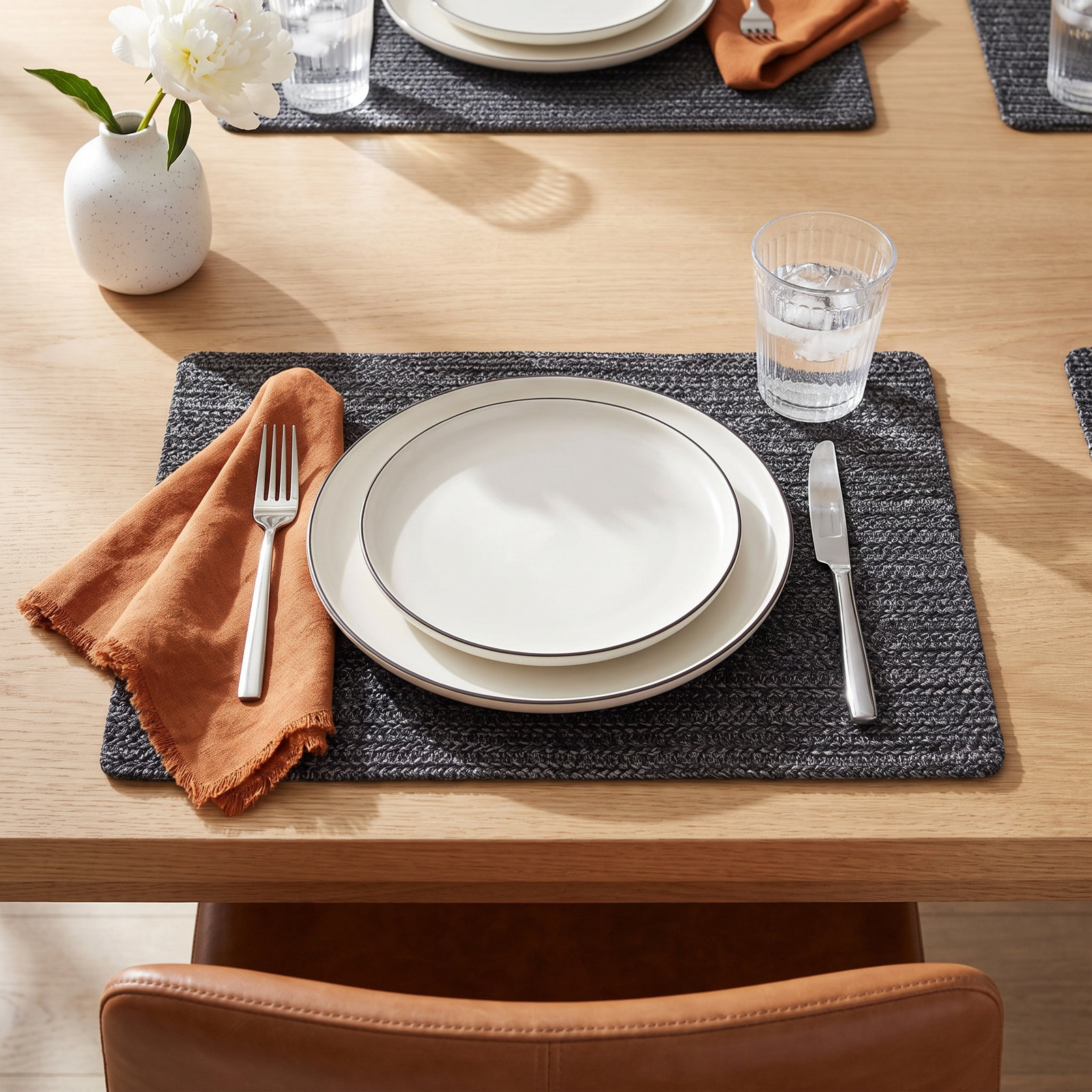 Vinyl Placemat, Black
