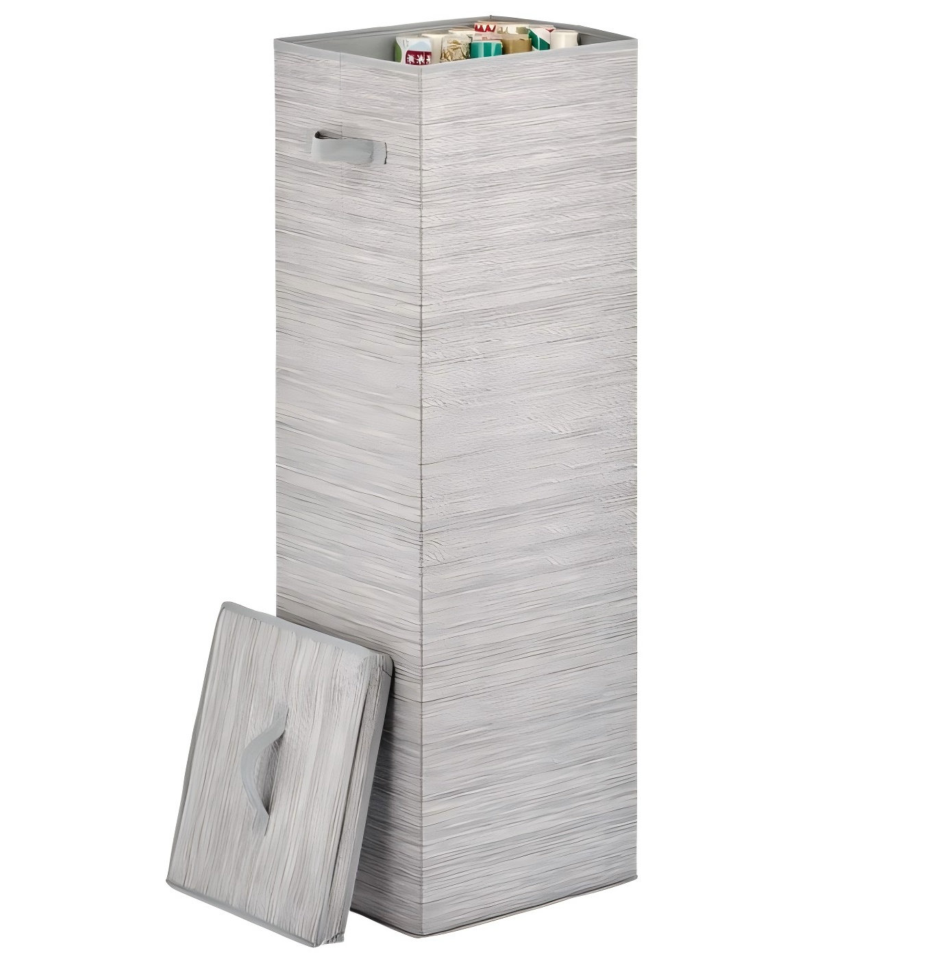 CHUANGWENYI Tall Gift-Wrapping Paper Storage Box With Handles