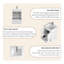 Meuble-lavabo simple de 24 po avec comptoir en résine blanc brillant, HG.White Design moderne pour petite salle de bain-1670025758
