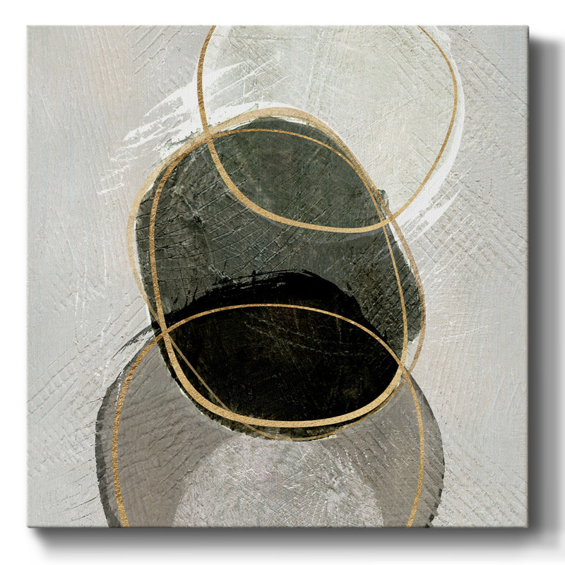 River Rock I - reproduction sur toile tendue, H 8 po x l 8 po x P 1,5 po
