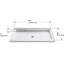 Kathryn® 48" x 36" Single Threshold Center Drain Shower Base-1485338819
