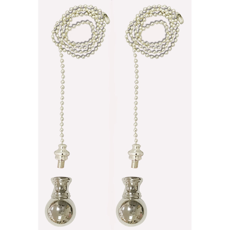 Small Ball Finial Ceiling Fan Pull Chain
