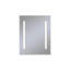 1-Door Recessed Frameless LED Lighting and Electrical Outlet Medicine Cabinet with 4-Adjustable Shelves-45538928-45538929