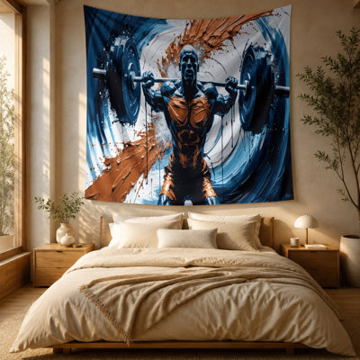 Sports CrossFit Wall Tapestry