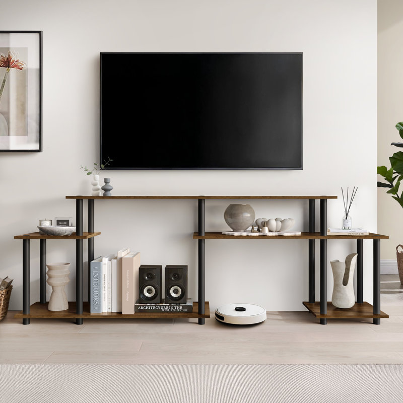 Meuble télé 3 niveaux Easy Twist, Brun