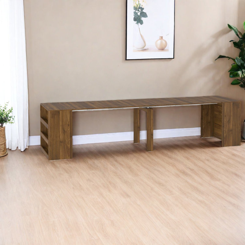 Extendable Dining Tables (table Only, No Chairs, Complete With Top And Legs), Wood Modern Storage For Kitchen Home