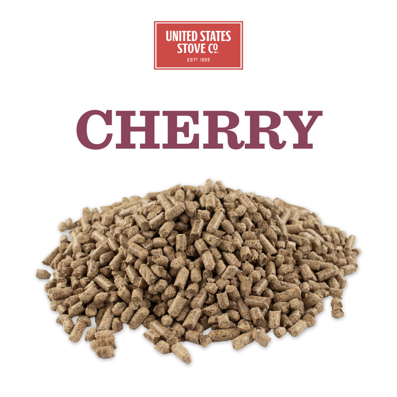 Us Stove Cherry Flavour Cooking Pellets, 20 Lb. Bag - Pallet 100 Bags