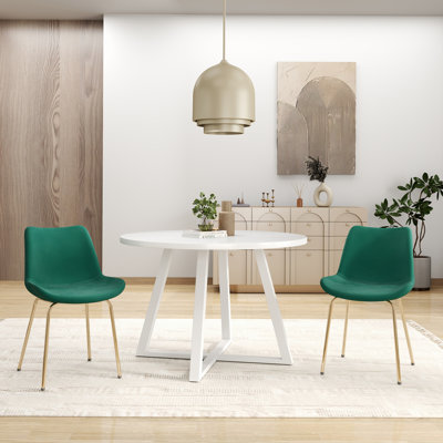 Ensemble de table à manger trois pièces pour espaces compacts, idéal pour les familles modernes et les rassemblements en face à face