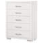 Commode de chambre 5 tiroirs Polk-592303269