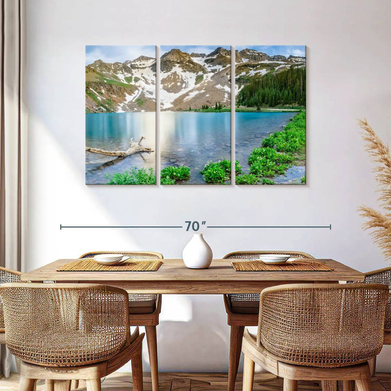 Alvord Blue Lakeside Mountains, 36" H x 57" W