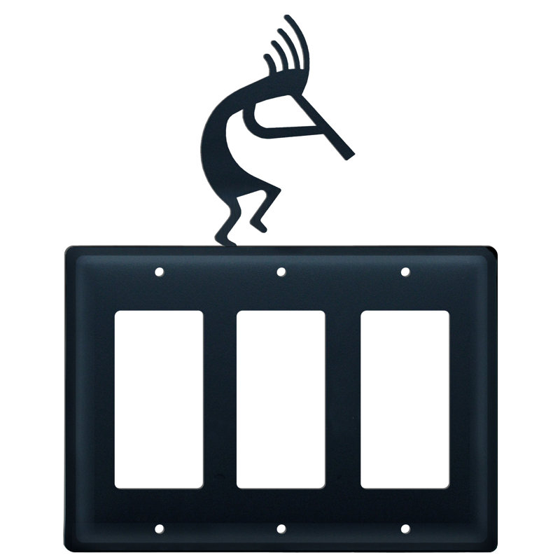 Kokopelli 3-Gang Rocker Wall Plate