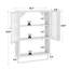 Pelaga Natalie 25.6"X19.7" Inch Over Toilet Storage Cabinet-1239965997
