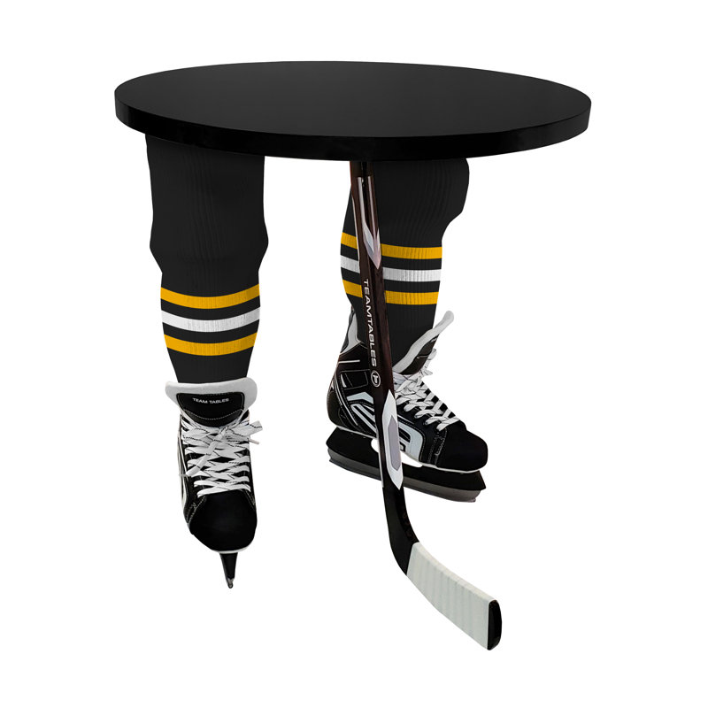 Table de bout à 3 pieds, Noir, Penguins de Pittsburgh, Noir