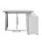 Hermie 55.12'' W L-Shaped Writing Desk with Cabinet
