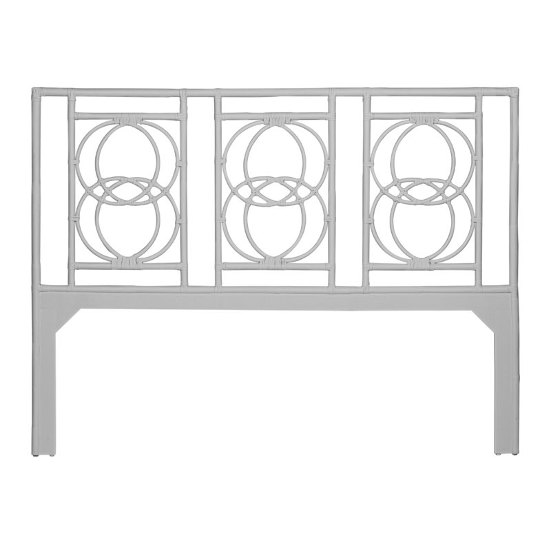 Emilia Platform Bed, King, Light Gray