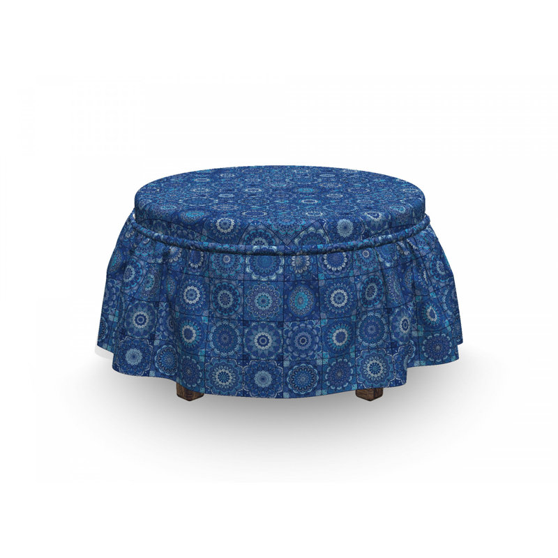 Housse pour repose-pieds traditionnel marocain