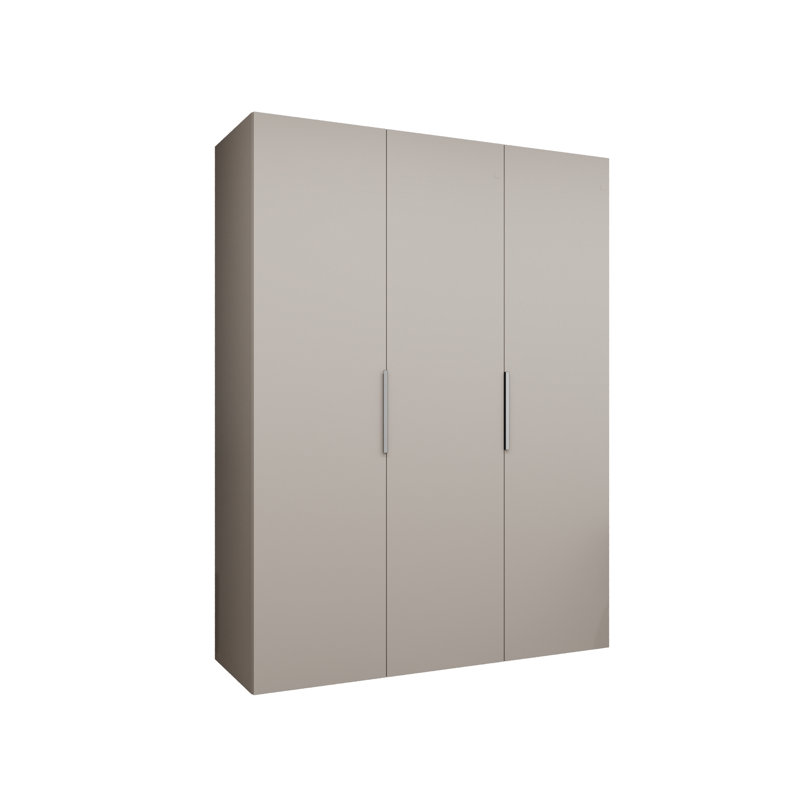 Manufactured Wood Wardrobe, cashmere + handles: cashmere