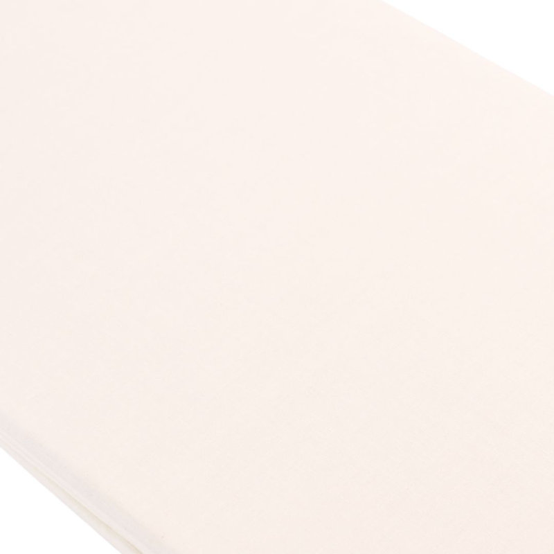Rhowen Cotton Blend Standard Flat Sheet, Ivory
