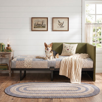 Abdiqani Twin Corduroy Upholstered Daybed