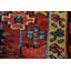 Tapis traditionnel pré-1900 à teinture végétale 7 x 10