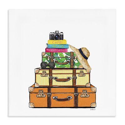 Travel Suitcases & Camera Canvas, design by Amanda Greenwood