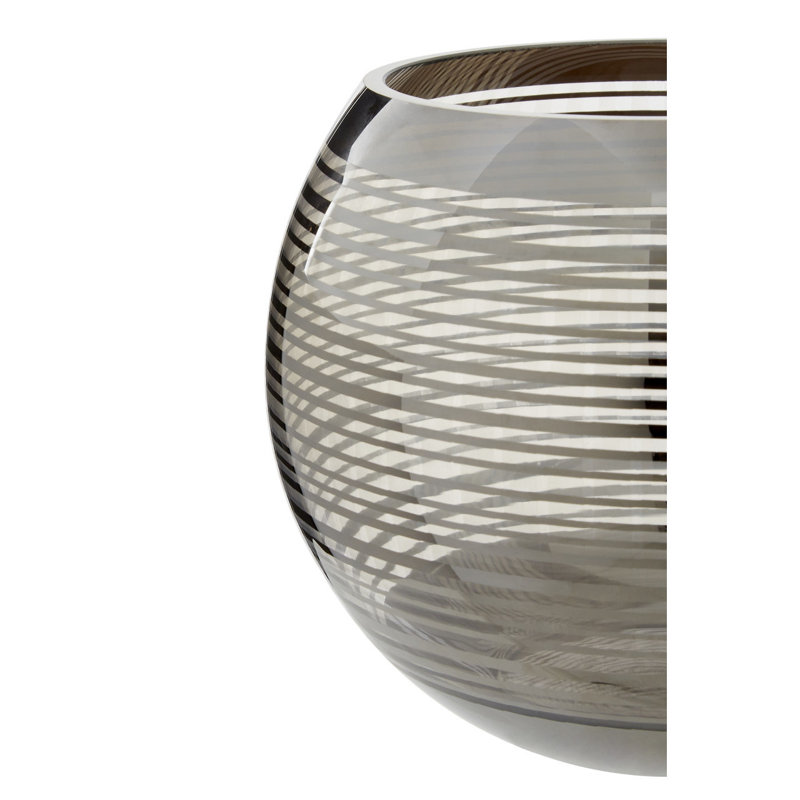 Mendoza Glass Table Vase, 16cm H x 20cm W x 20cm D