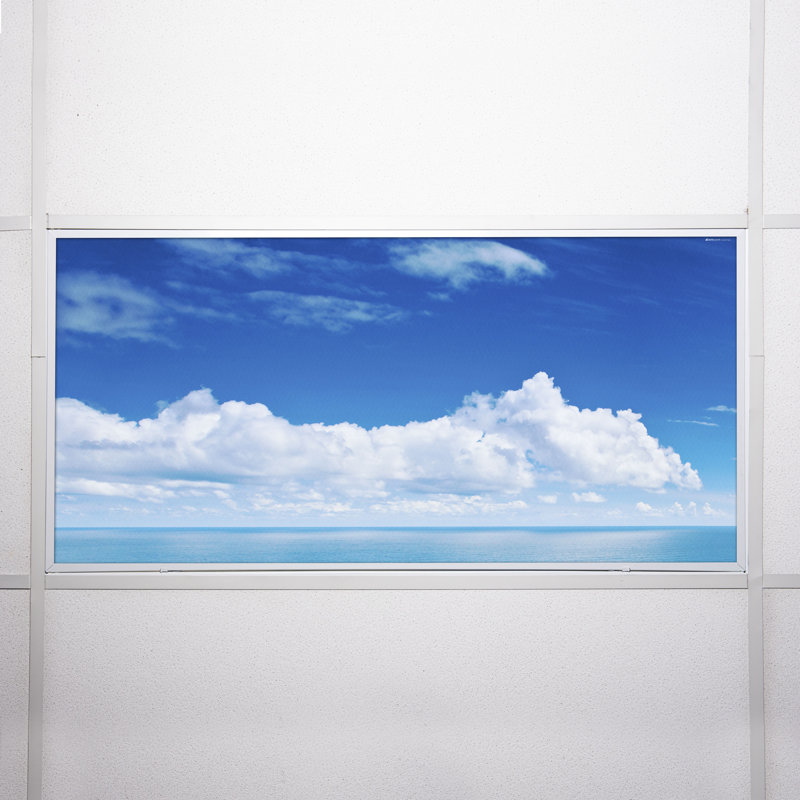 Octo Lights - Fluorescent Light Covers - Flexible Ceiling Light Diffuser Panels - Decorative Clouds - For Classrooms And Offices - 017