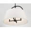 Luminaire suspendu charbon 4 lumières Lyutcho