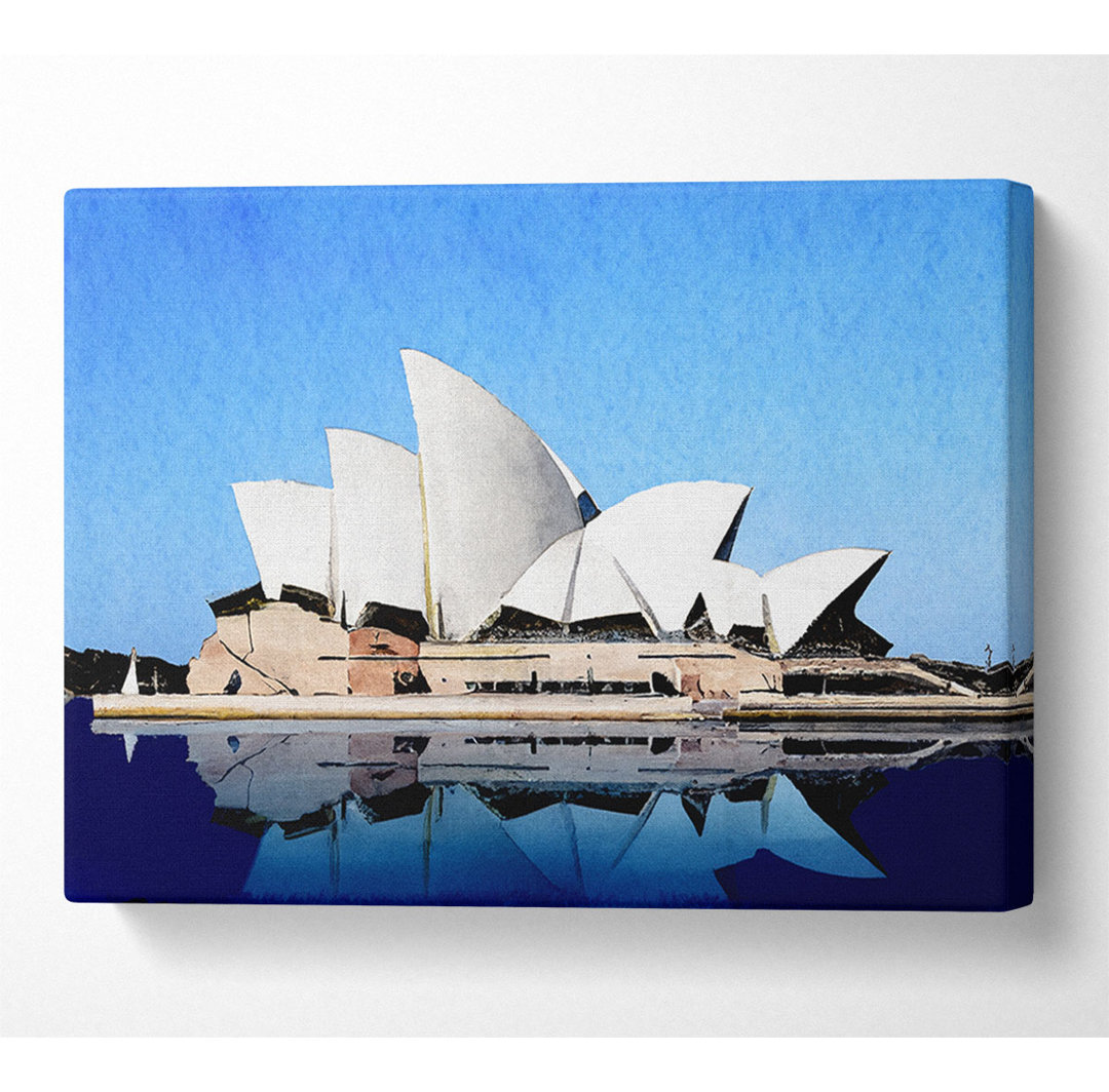 Sydney Opera House Reflections - Kunstdrucke auf Leinwand