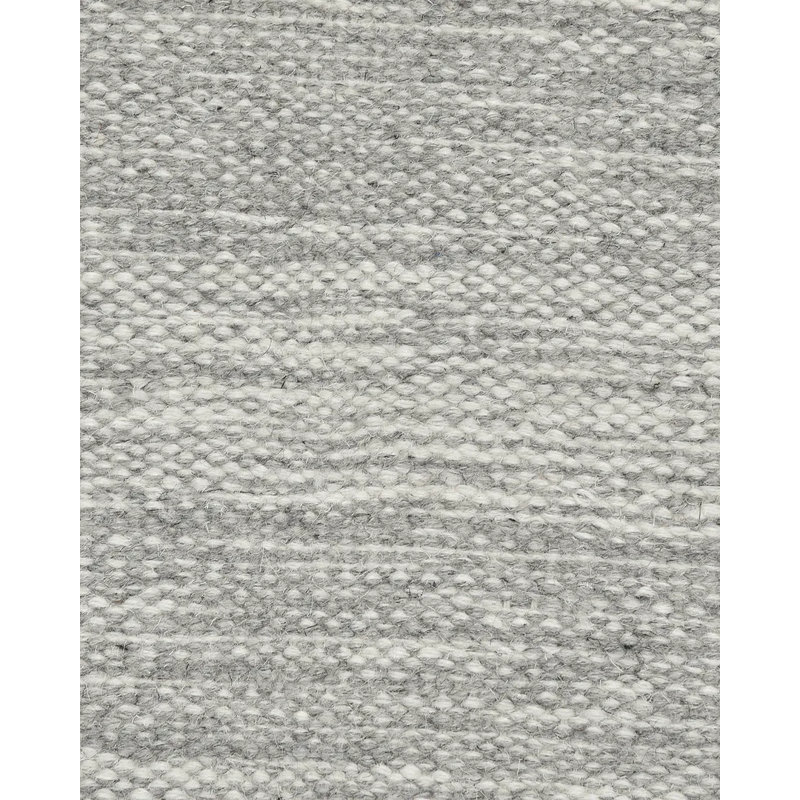 Striped Area Rug in Silver, Rectangle 8' x 10'