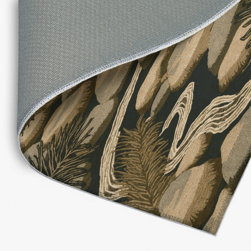 Tapis d'intérieur et d'extérieur brun Nature, Rectangulaire 8 pi x 10 pi