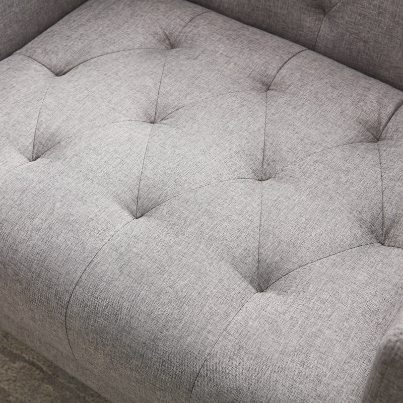 Amista Upholstered Armchair, Light Grey