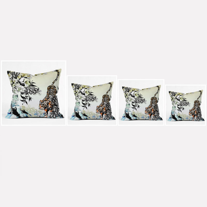 Coussin Tiger, 16 po x 16 po
