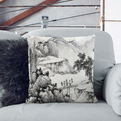 Abstract Square Throw Cushion