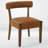 Cindina Mid-Century Modern Dining Chairs Brown Faux Leather Upholstered Wood Frame Kitchen Chairs-1632317941-1632317939
