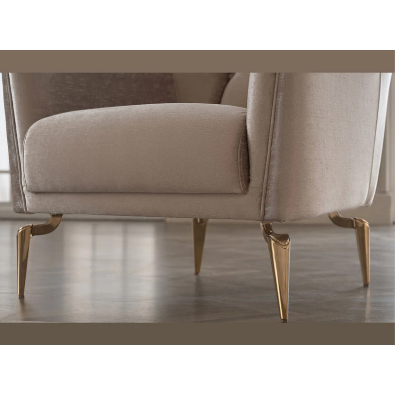 Chaise d'appoint Pavilion, Chenille beige