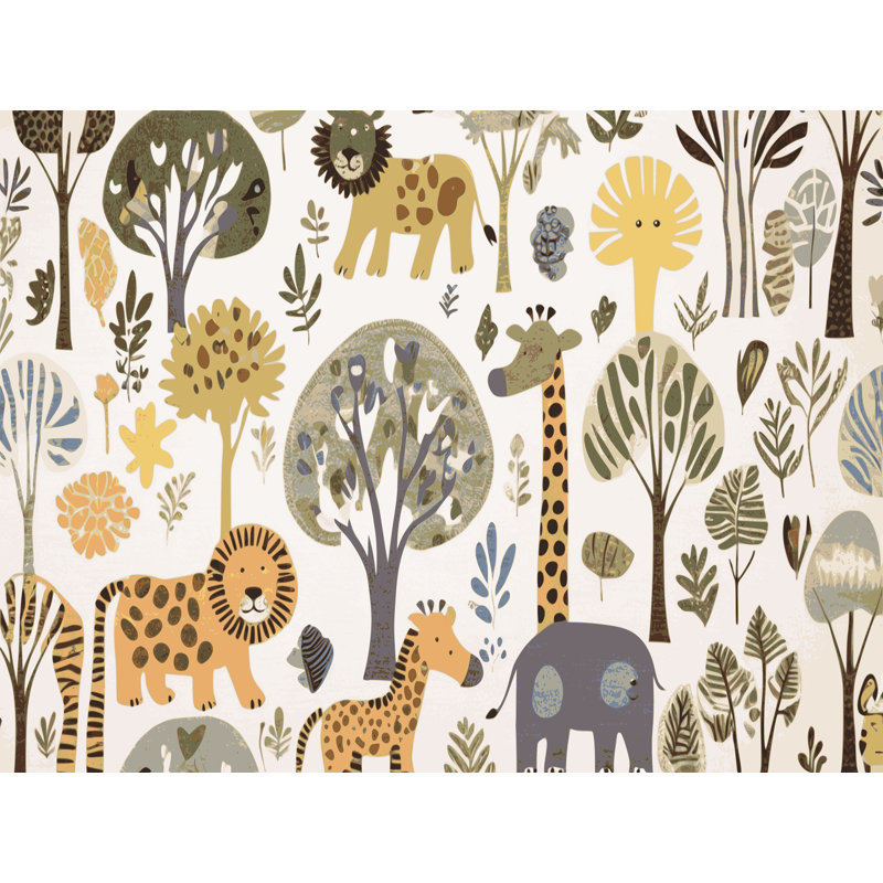 Tapis pour enfants East Urban Home, Rectangulaire 2 pi x 3 pi