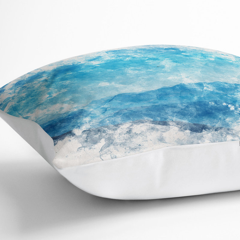 Square Throw Cushion, 55cm H x 55cm W x 20cm D, White