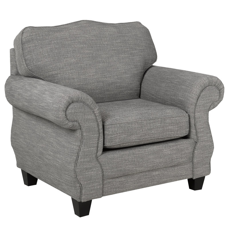 Chaise en tissu Baskerville, gris